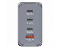 VERBATIM Ładowarka GNC-240 32205 GaN 240W, PD 3.1, QC 3.0 3x USB-C, 1x USB-A, UE / UK ANVE24W7AQGG - 1199647 - zdjęcie 5